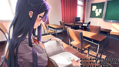 yuri doki doki|Doki Doki Literature Club Plus: Yuri Poem Words Guide